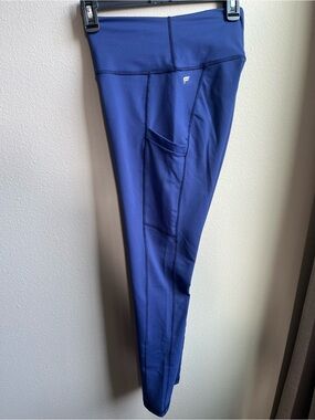 Fabletics Blue High-Rise Pocket Leggings